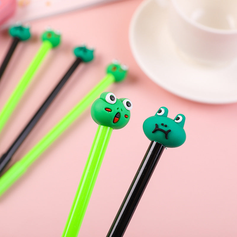 Wholesale Plastic Frog Three-dimensional Gel Pen